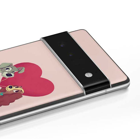 Disney Lady & The Tramp Spaghetti Dinner Google Pixel 6 Skin